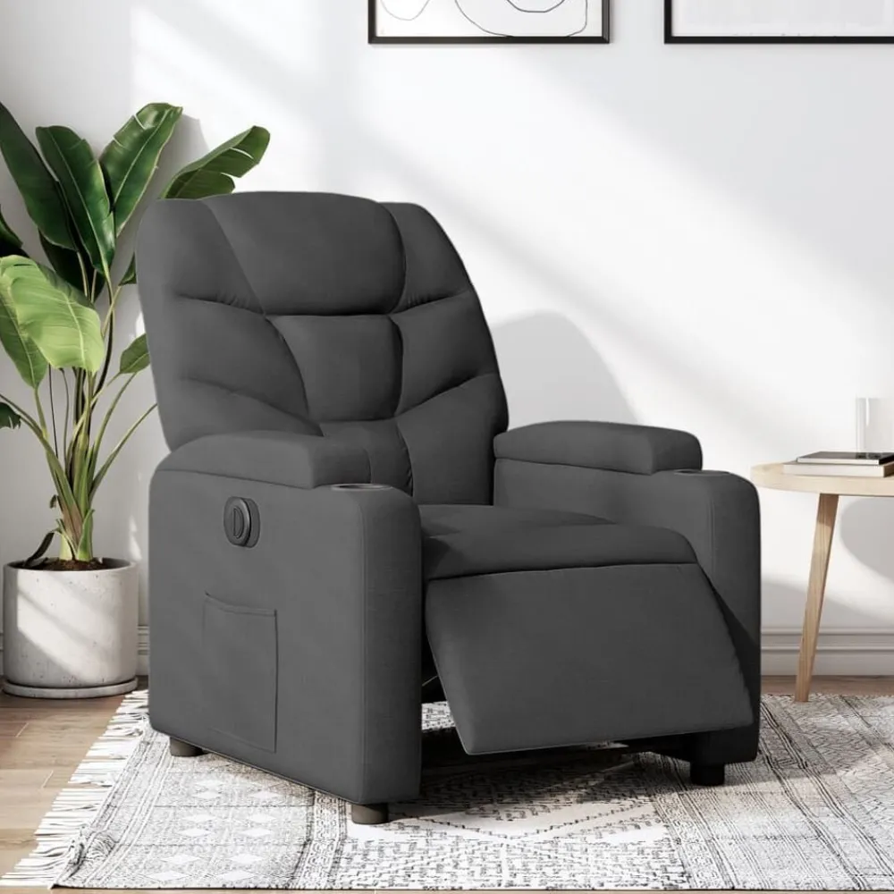 vidaXL Fauteuil inclinable électrique Tissu