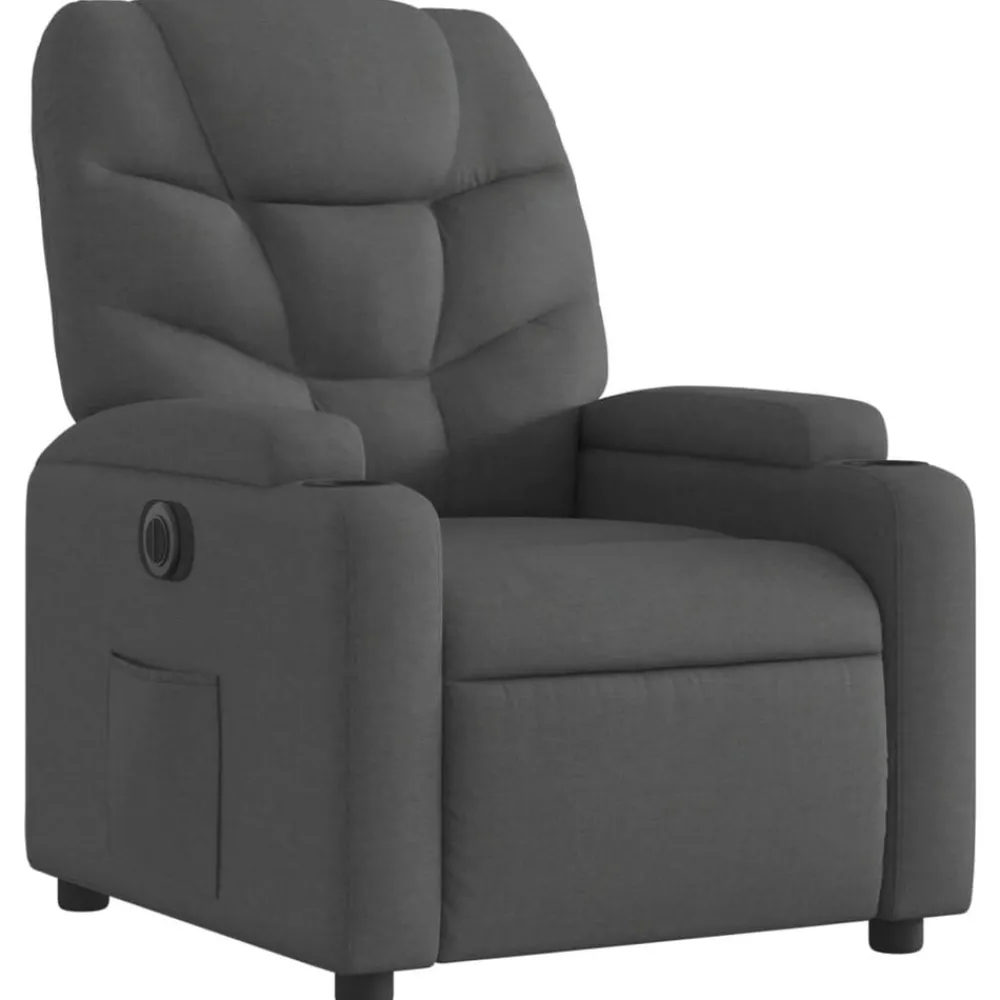 vidaXL Fauteuil inclinable électrique Tissu