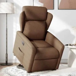vidaXL Fauteuil inclinable électrique tissu