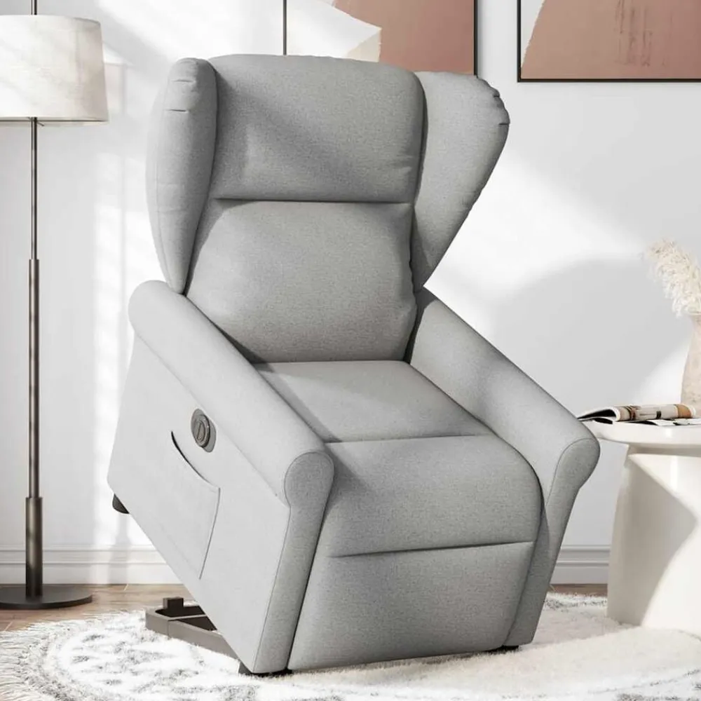 vidaXL Fauteuil inclinable électrique tissu