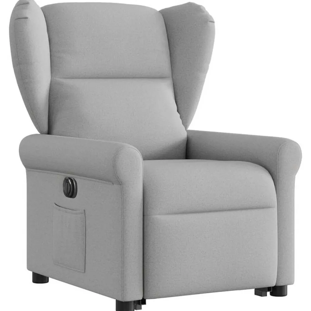 vidaXL Fauteuil inclinable électrique tissu