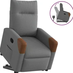 vidaXL Fauteuil inclinable Tissu