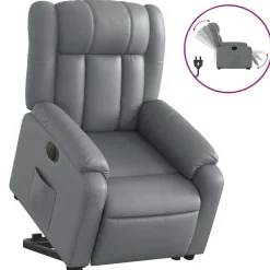 vidaXL Fauteuil inclinable électrique similicuir