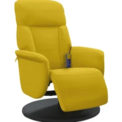 vidaXL Fauteuil inclinable de massage avec repose-pied velours