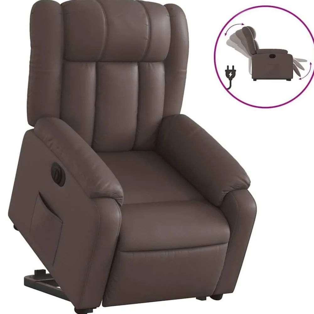 vidaXL Fauteuil inclinable électrique similicuir