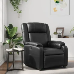 Fauteuils Et Chaises-vidaXL Fauteuil inclinable Similicuir Noir