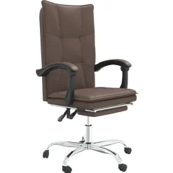 vidaXL Fauteuil inclinable de bureau Similicuir