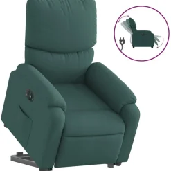 vidaXL Fauteuil inclinable électrique tissu