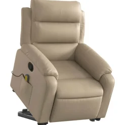 vidaXL Fauteuil inclinable de massage Similicuir