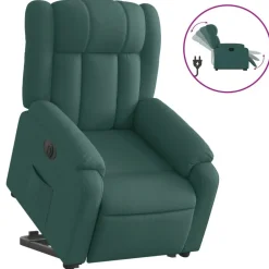 vidaXL Fauteuil inclinable électrique tissu