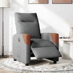 vidaXL Fauteuil inclinable électrique Tissu