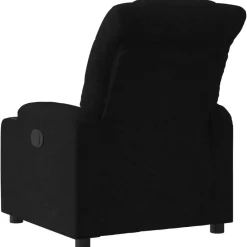 Fauteuils Et Chaises-vidaXL Fauteuil inclinable Tissu Noir