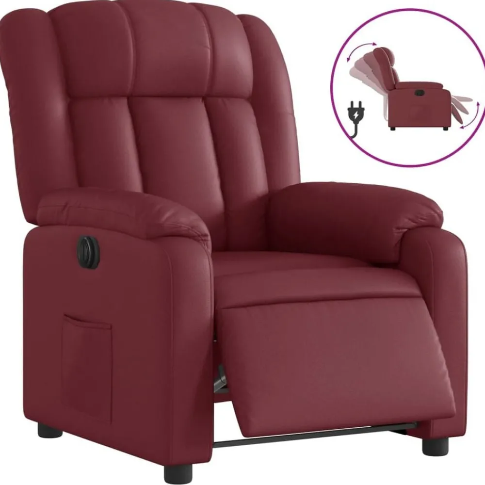 vidaXL Fauteuil inclinable électrique Similicuir
