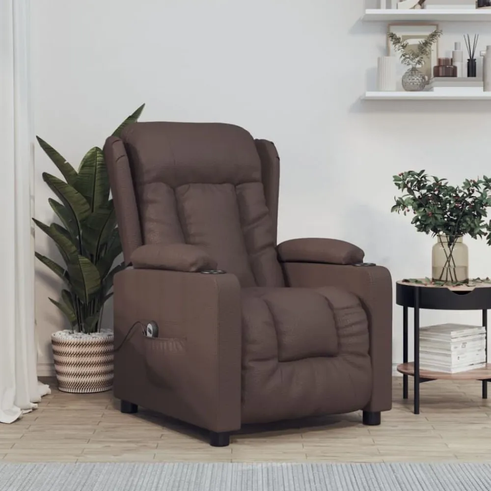 vidaXL Fauteuil inclinable électrique Similicuir