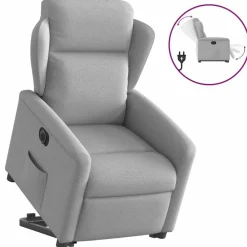 vidaXL Fauteuil inclinable électrique tissu