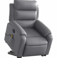 vidaXL Fauteuil inclinable de massage électrique similicuir