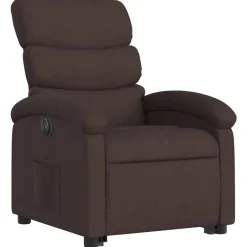 vidaXL Fauteuil inclinable électrique tissu