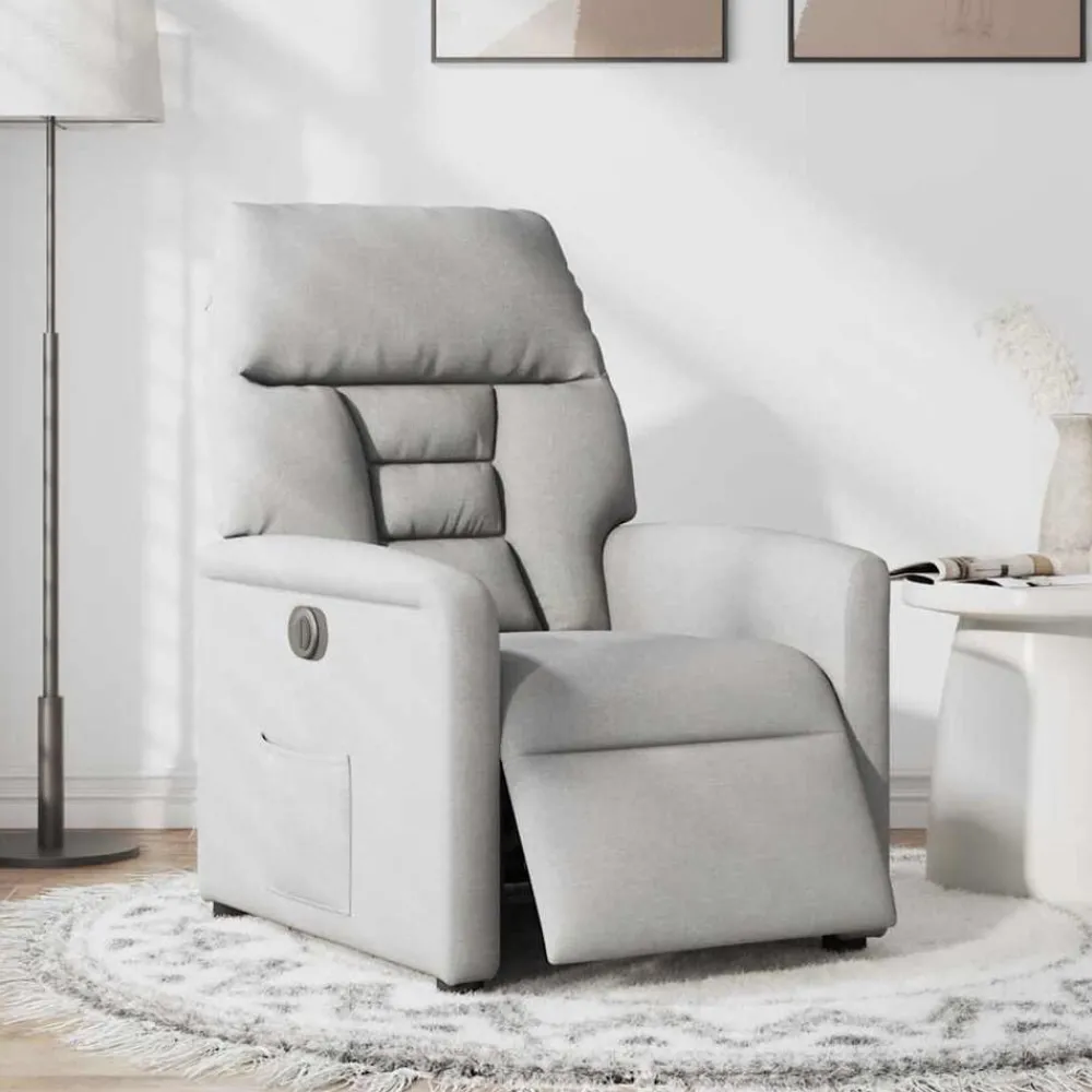 vidaXL Fauteuil inclinable électrique tissu