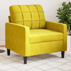 vidaXL Fauteuil 60 cm Velours