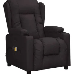 Fauteuils Et Chaises-vidaXL Fauteuil électrique de massage Similicuir Noir