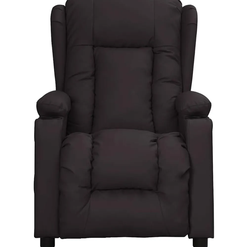 Fauteuils Et Chaises-vidaXL Fauteuil électrique de massage Similicuir Noir