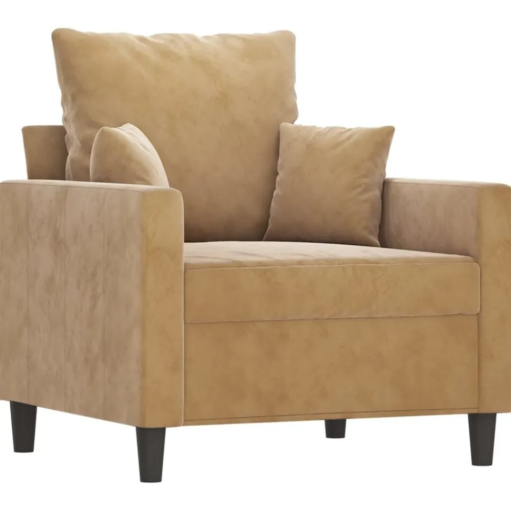 vidaXL Fauteuil 60 cm Velours