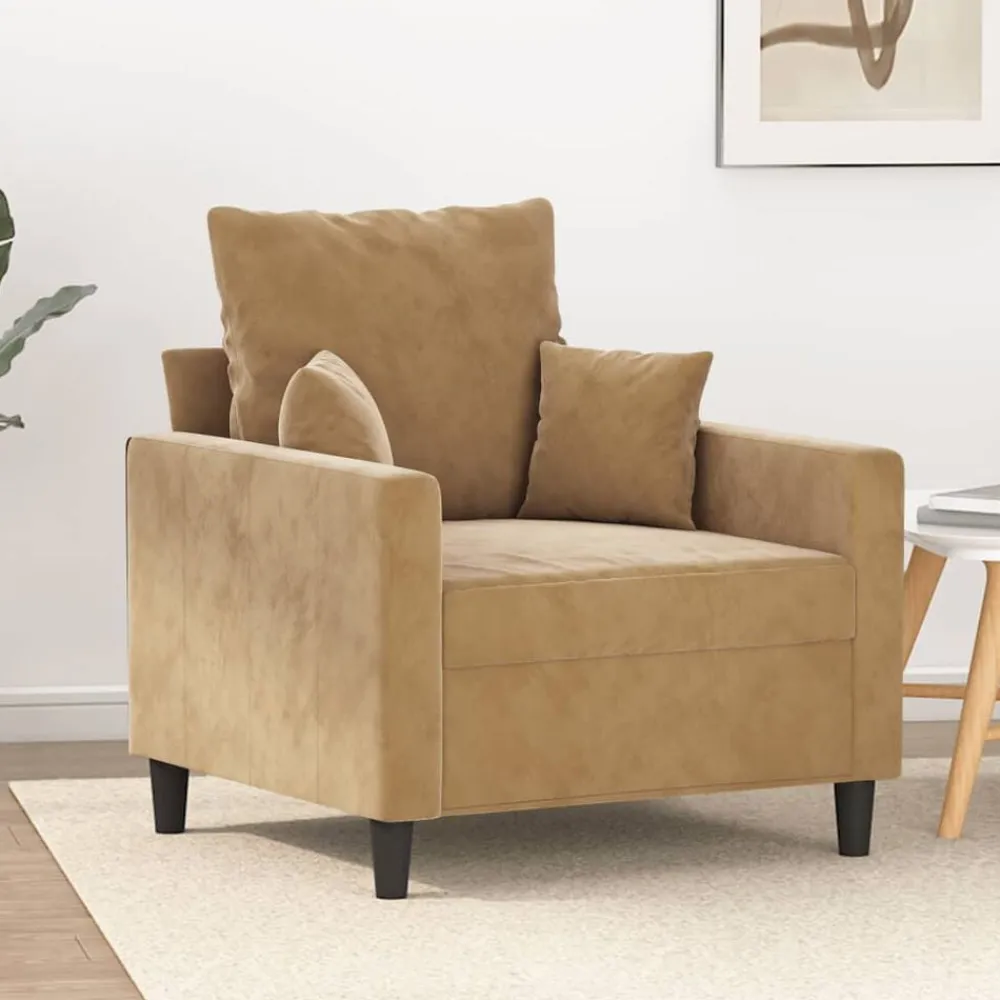 vidaXL Fauteuil 60 cm Velours