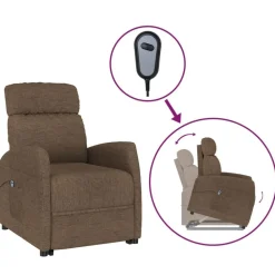 vidaXL Fauteuil Tissu