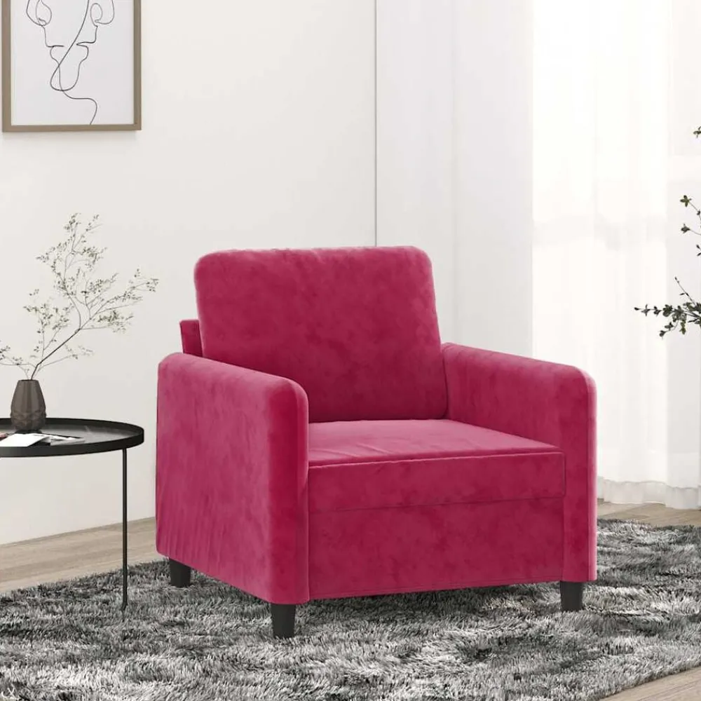 vidaXL Fauteuil 60 cm Velours