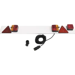 Pièces Détachées Pour Véhicules-vidaXL Feu de remorque Rouge 115x7x14 cm 12V ampoule classique