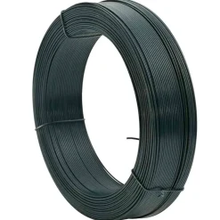vidaXL Fil de liaison de clôture 250 m 0,9/1,4 mm Acier noirâtre