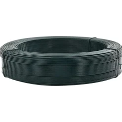 vidaXL Fil de liaison de clôture 250 m 0,9/1,4 mm Acier noirâtre