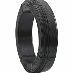 Clôtures & Barrières-vidaXL Fil de liaison de clôture 250 m 0,9/1,4 mm Acier Anthracite