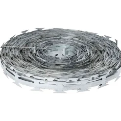 vidaXL Fil rasoir Argenté 5000 x 1,9 cm Acier galvanisé