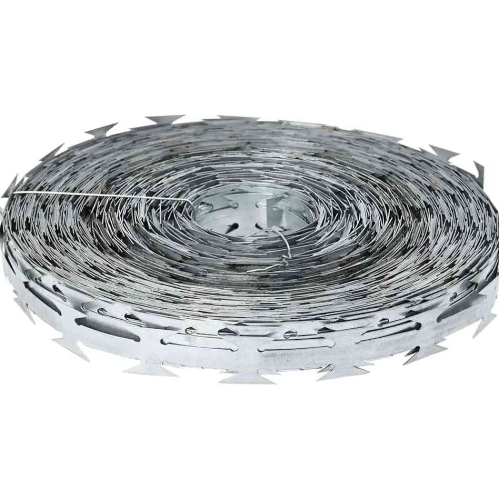 vidaXL Fil rasoir Argenté 5000 x 1,9 cm Acier galvanisé