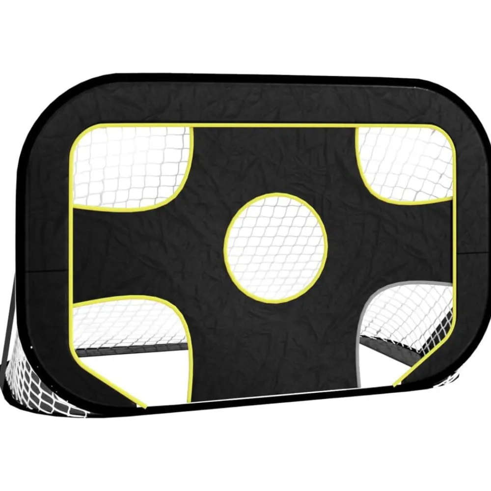 vidaXL Filet de but de football avec cible 120x80x80 cm polyester