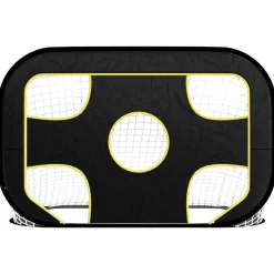 vidaXL Filet de but de football avec cible 120x80x80 cm polyester