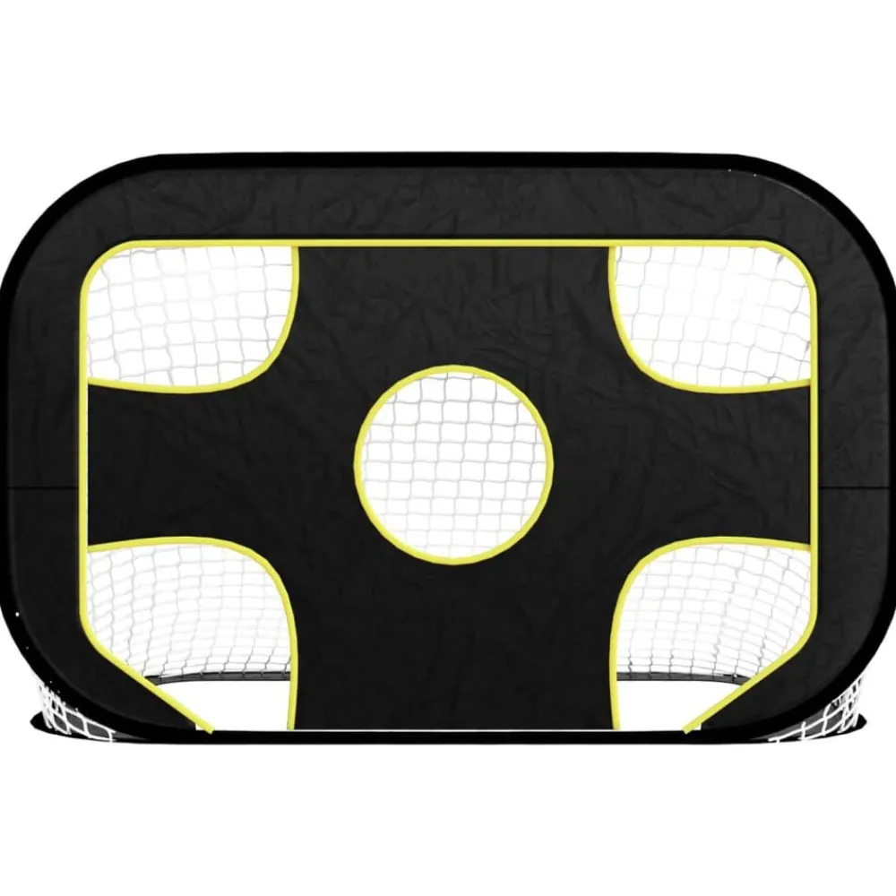 vidaXL Filet de but de football avec cible 120x80x80 cm polyester