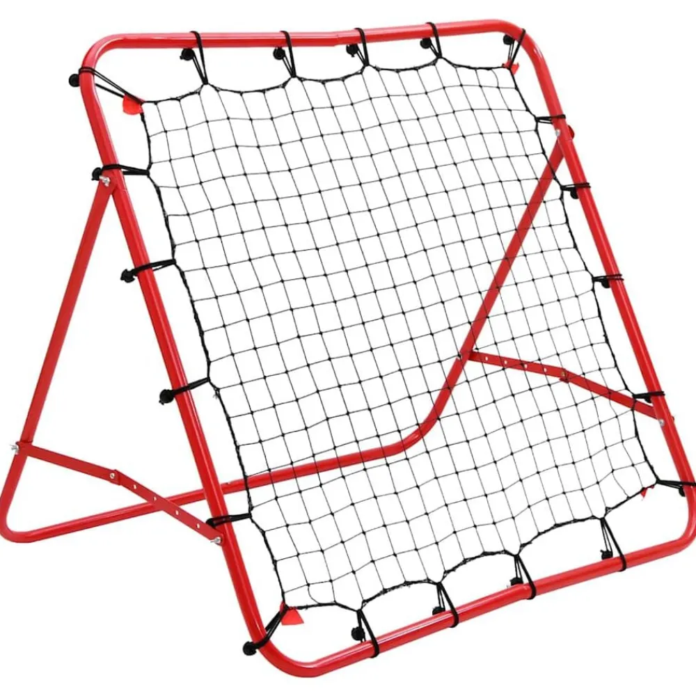 vidaXL Filet de rebond de football réglable 100x100 cm