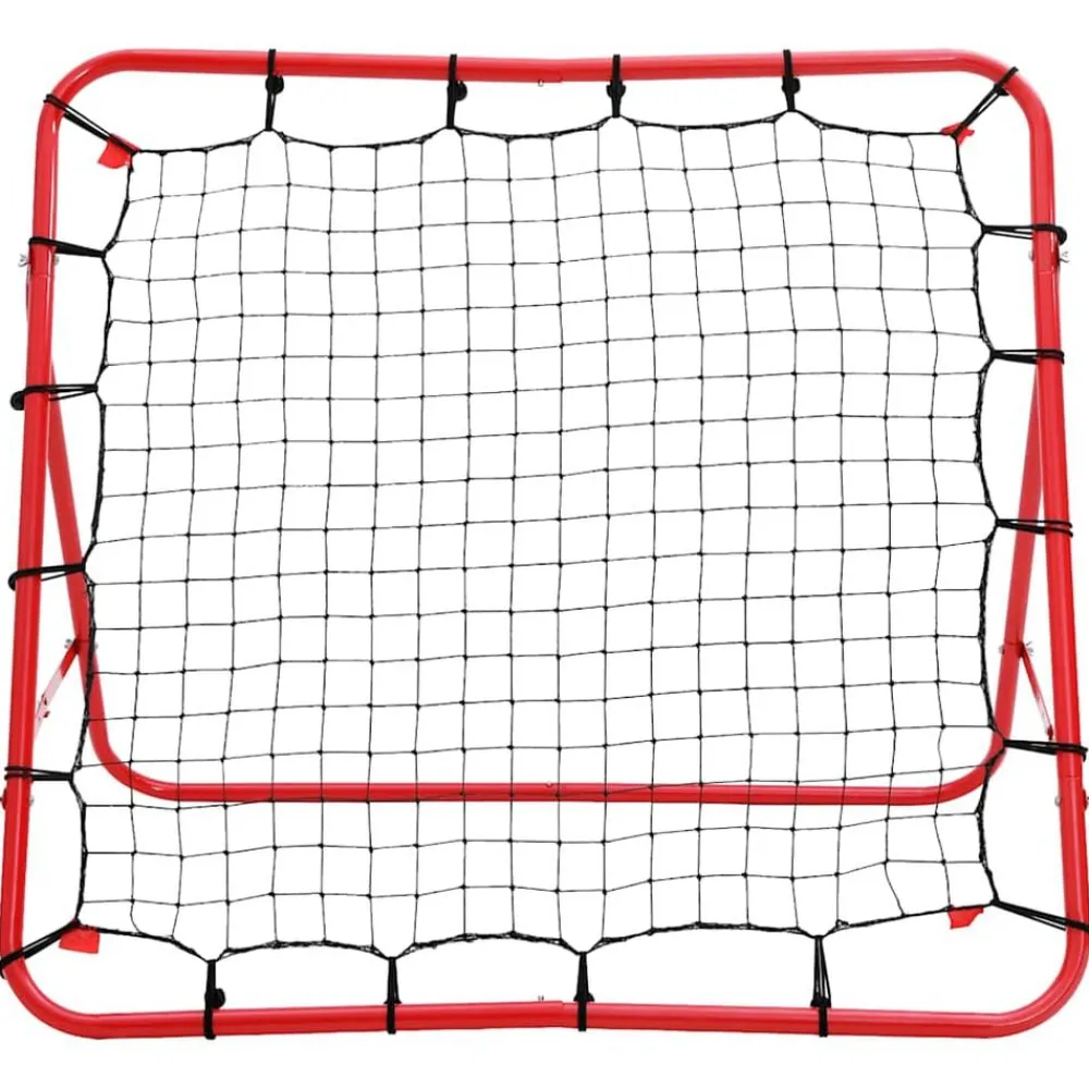 vidaXL Filet de rebond de football réglable 100x100 cm