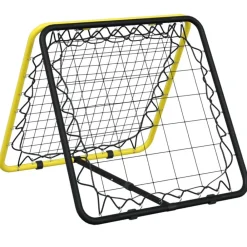 Divers Sports-vidaXL Filet de rebond de football double face réglable jaune et noir