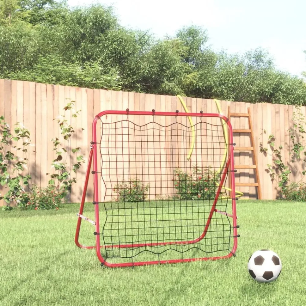 Divers Sports-vidaXL Filet de rebond de football réglable 96x80x96 cm acier et PE