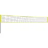 vidaXL Filet de volley-ball jaune et noir 823x244 cm PE tissu