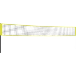 vidaXL Filet de volley-ball jaune et noir 823x244 cm PE tissu