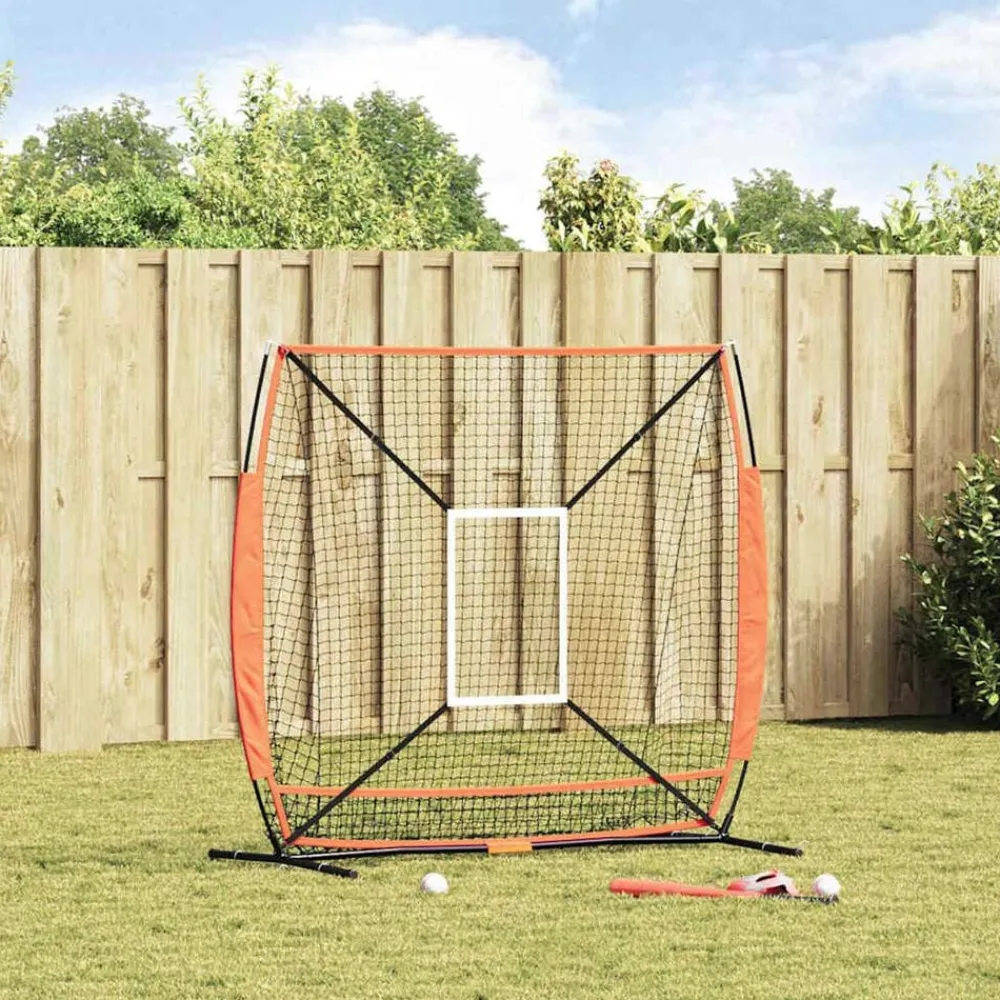 Divers Sports-vidaXL Filet d'entraînement de baseball 180 x 89,5 x 152,5 cm