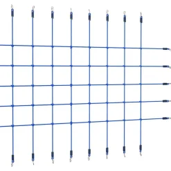 vidaXL Filet d'escalade 200x150 cm Bleu