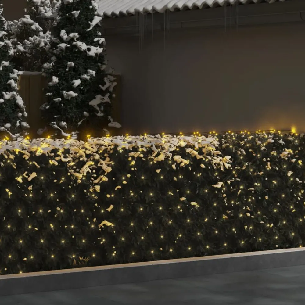 vidaXL Filet lumineux de Noël 3x2 m 204 LED Int/extérieur