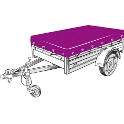 vidaXL Filet pour remorque 1,5x2,2 m PEHD