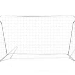 vidaXL Filets de but de football Acier 2 pcs 240x90x150 cm