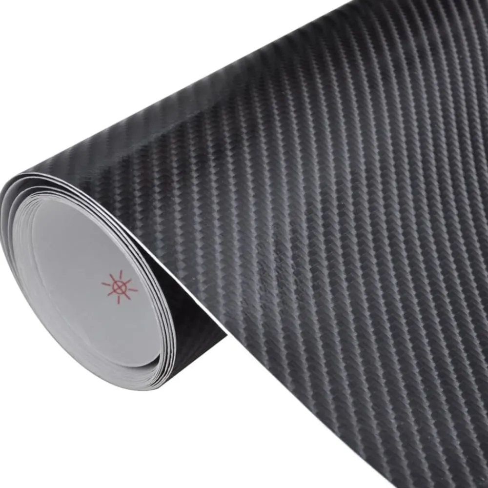 Pièces Détachées Pour Véhicules-vidaXL Film 4D de voiture 100x150 cm Noir